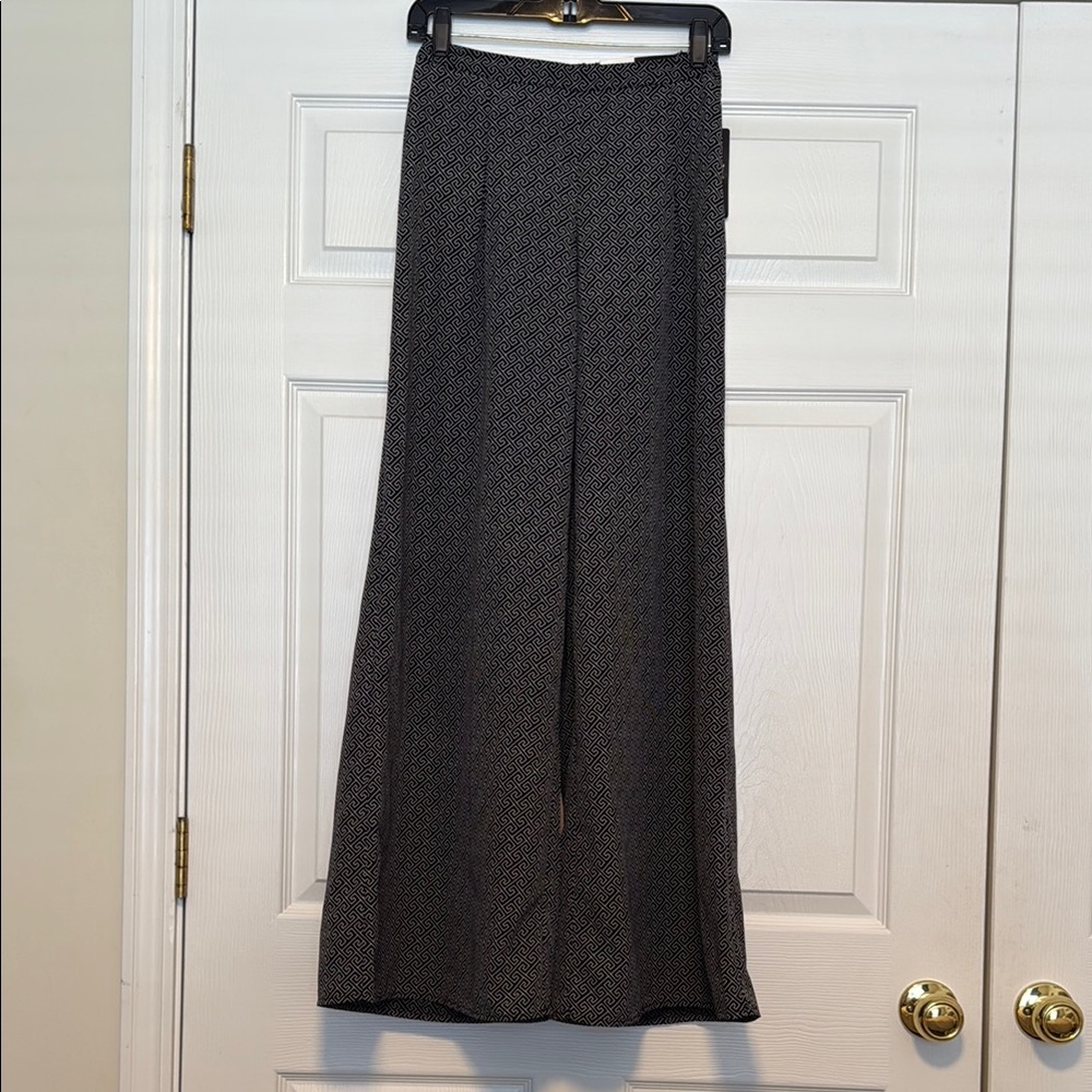 NWT Worthington Black and White Wide Leg Pants - XS